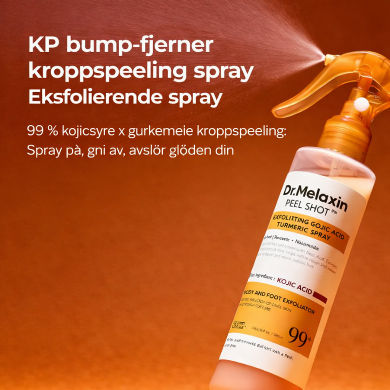 Dr. Melaxin – Body Peeling Spray | Glatt og fornyet hud
